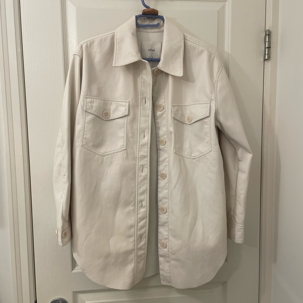 Wilfred Ganna Shirt Jacket (vegan leather)